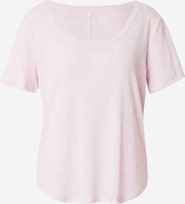 T-shirt GAP en rose : devant