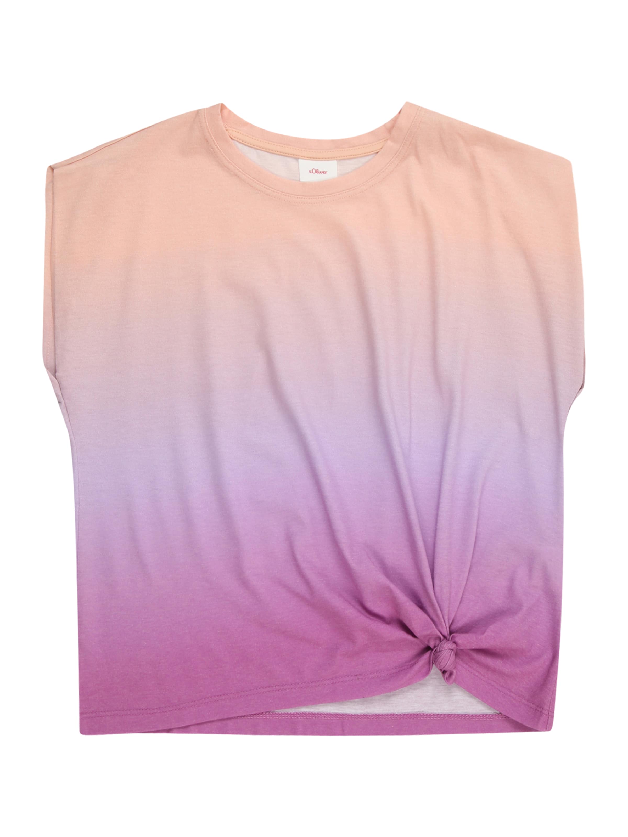 s.Oliver Shirt in Lila: voorkant