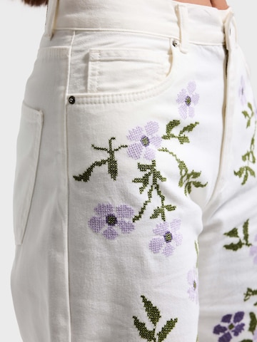 IT'S BASIC Loosefit Jeans 'LOOSE HIGH RISE JEANS' in Wit