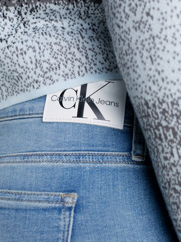 Calvin Klein Jeans Skinny Farkut 'HIGH RISE SKINNY PLUS' värissä sininen