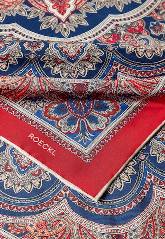 Foulard ' Fine Paisley ' di Roeckl in blu