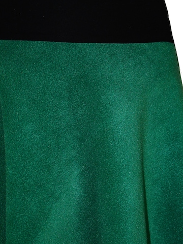 dunkle design Rock 'A-Linie Fleece' in Grün