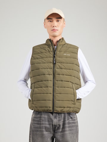Pepe Jeans Vest in Green: front