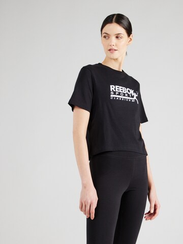 Reebok Sportshirt in Schwarz: predná strana