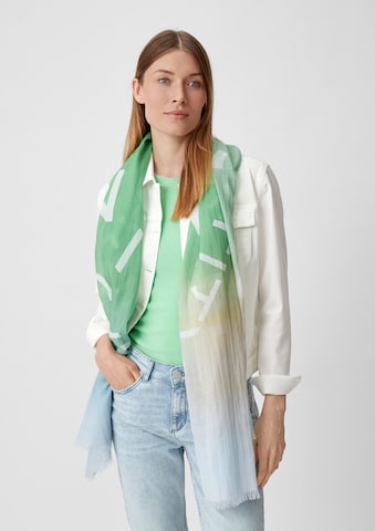 Foulard comma casual identity en vert : devant