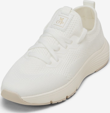 Baskets basses 'Leila' Marc O'Polo en blanc : devant