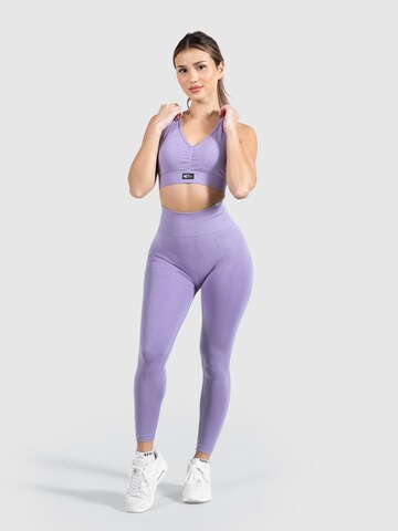 Smilodox Skinny Sportbroek 'Amaze Scrunch' in Lila