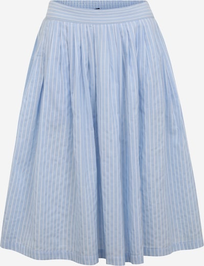 Y.A.S Petite Jupe en bleu clair / blanc, Vue avec produit