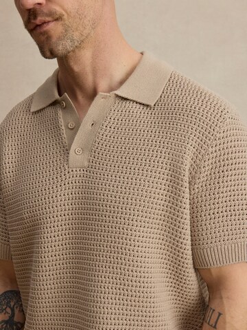 DAN FOX APPAREL Тениска 'Giuliano' в кафяво