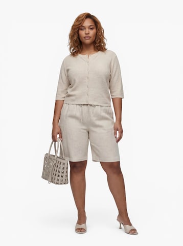 Loosefit Pantalon 'CARSiesta' ONLY Carmakoma en beige