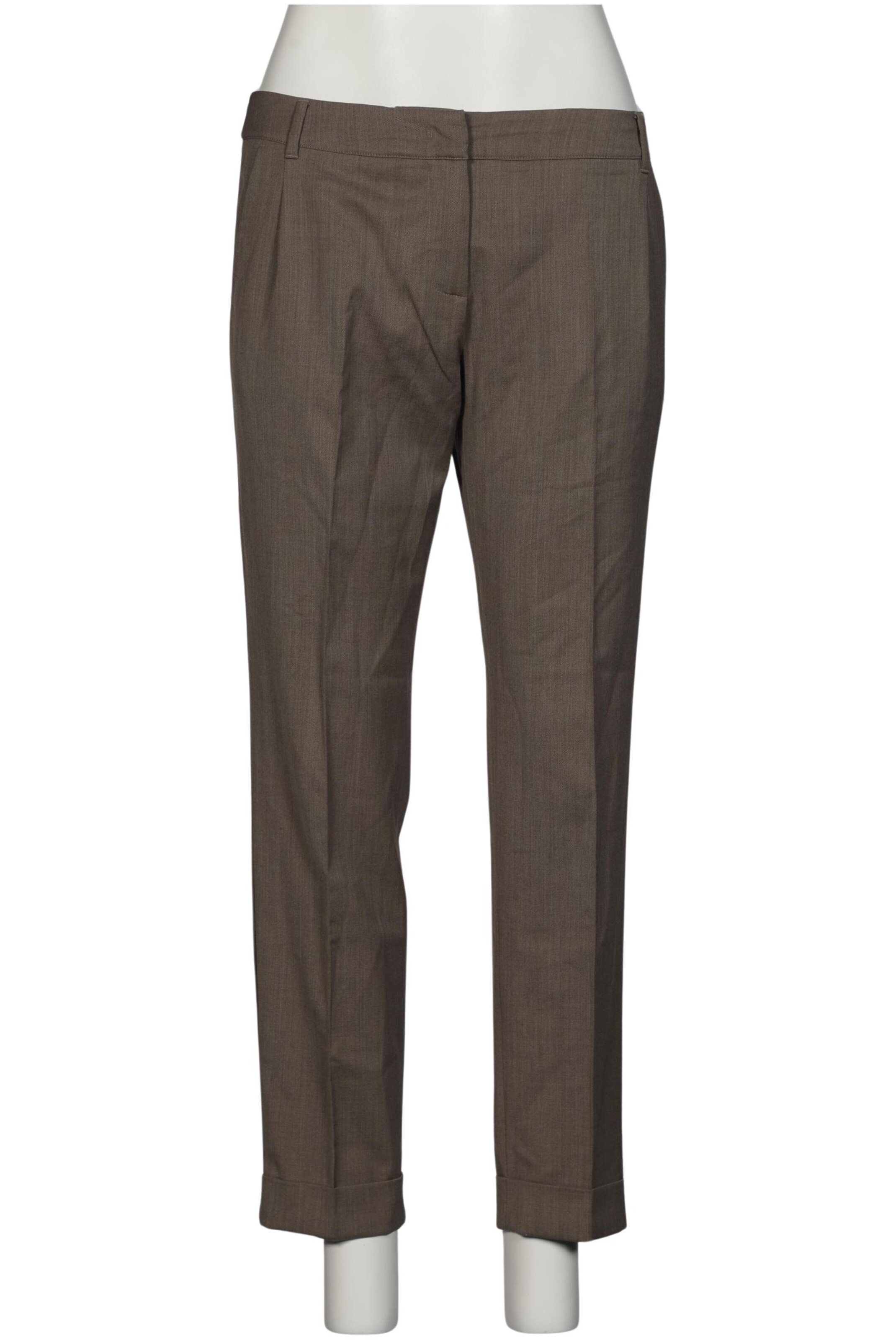 Weekend Max Mara Stoffhose XXXL in Braun: Vorderseite