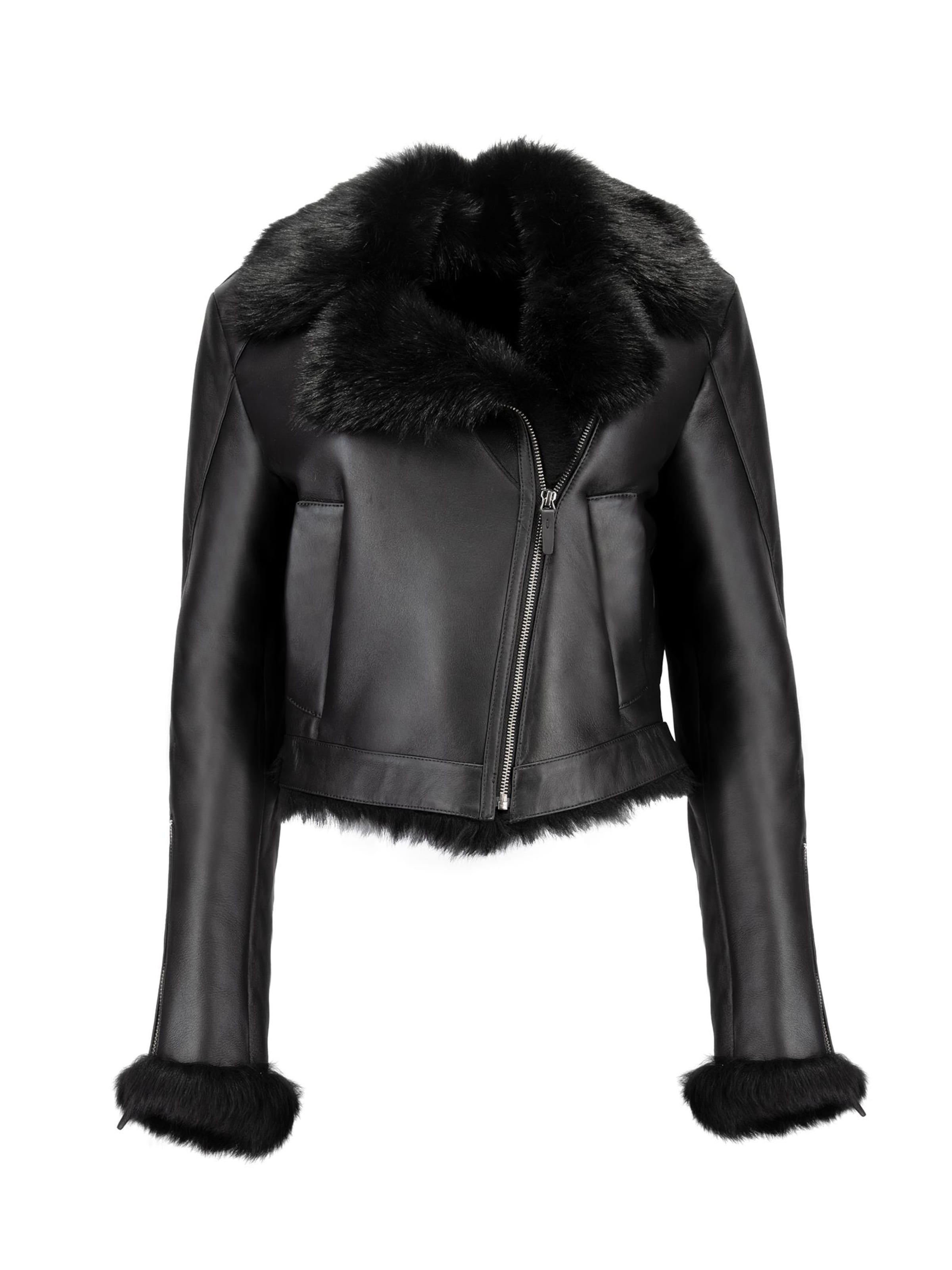 VESPUCCI BY VSP Winterjacke 'Mandy' in Schwarz: Vorderseite