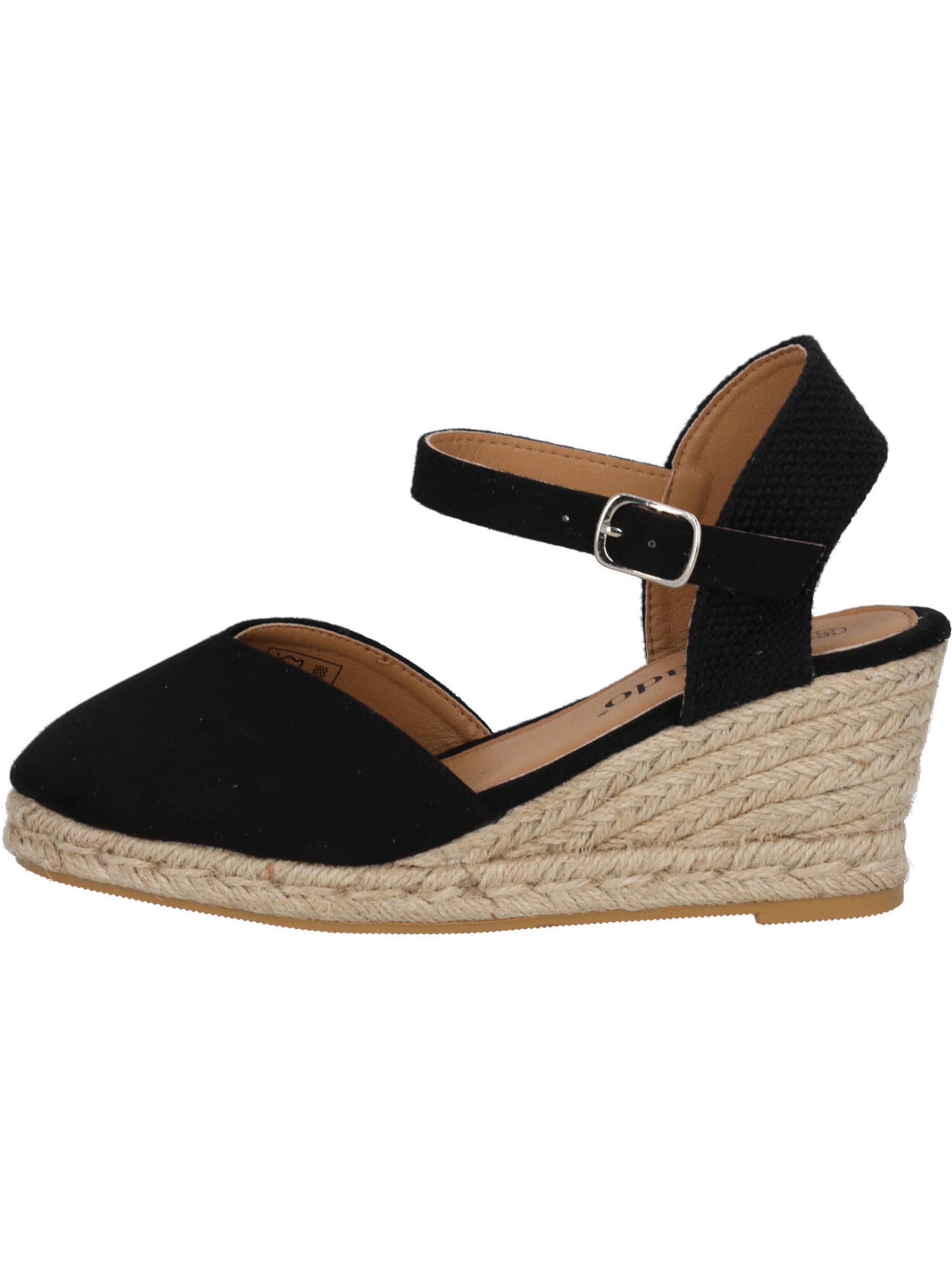 Palado Sandale 'Sathos' in Schwarz: Vorderseite