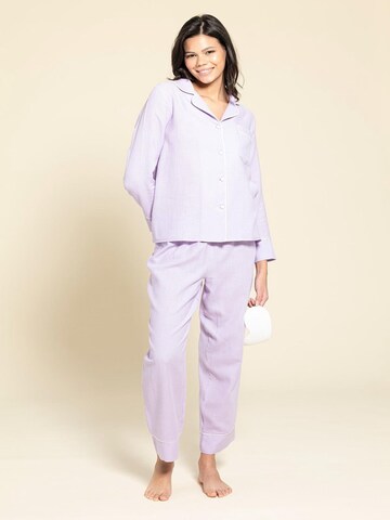 For You Moda Pyjama in Lila