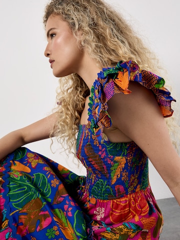Apricot Jurk ' ' in Gemengde kleuren
