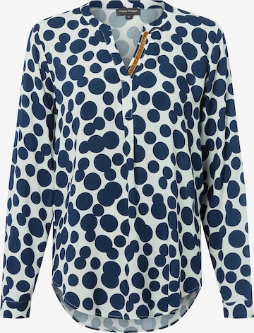 Franco Callegari Bluse in Blau: Vorderseite
