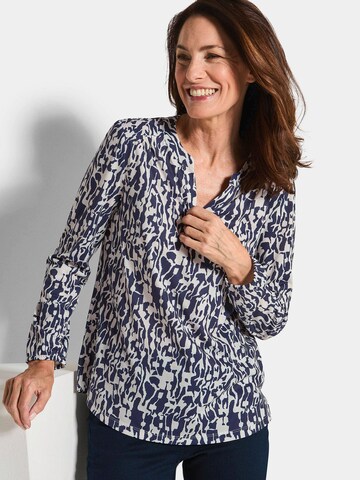 Goldner Blouse in Blauw