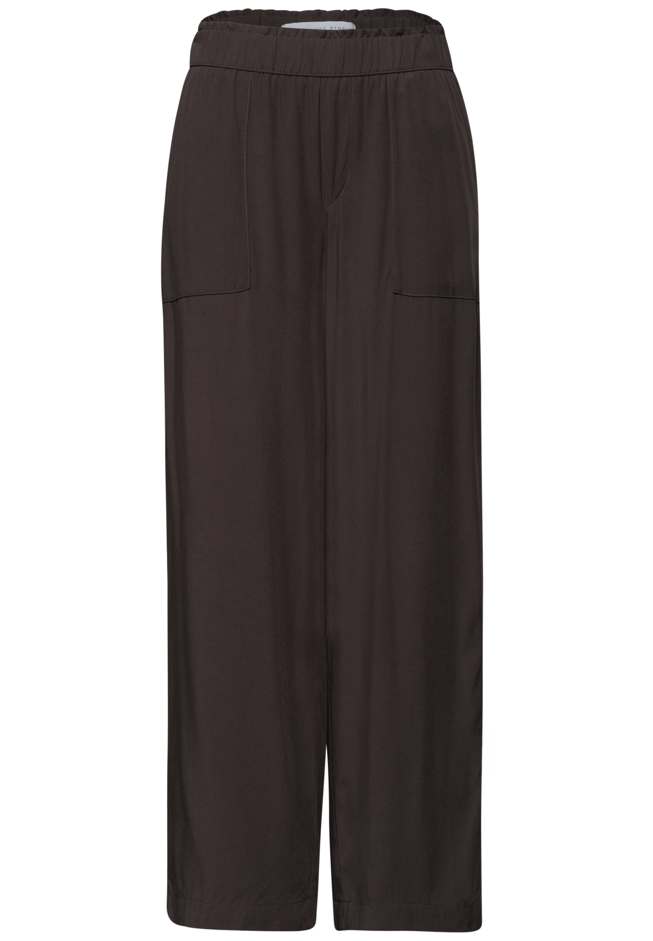 Street One Studio Loosefit Hose in Braun: Vorderseite