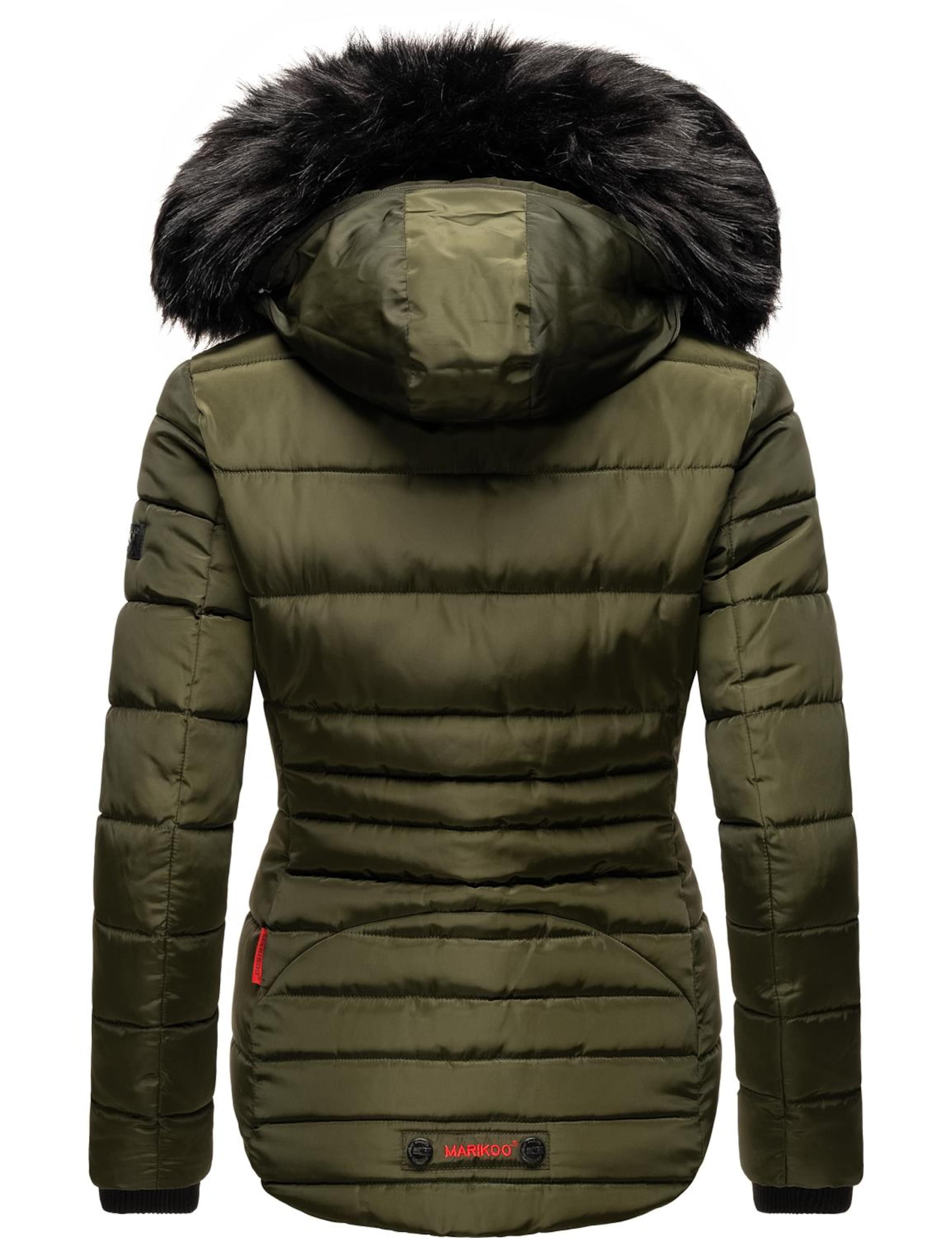 MARIKOO Зимняя куртка 'Lotusblüte' в Зеленый
