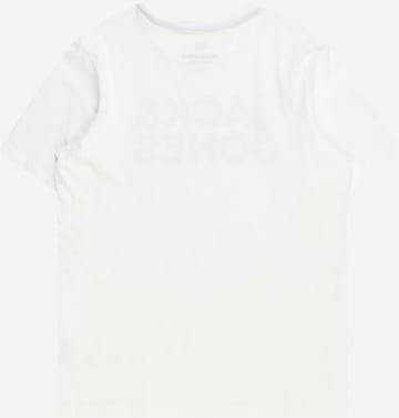 Jack & Jones Junior T-Shirt 'NEON' in Weiß