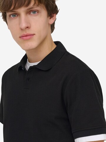 Only & Sons Shirt 'Ben' in Black