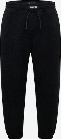 Effilé Pantalon 'APAC' HOLLISTER en noir : devant