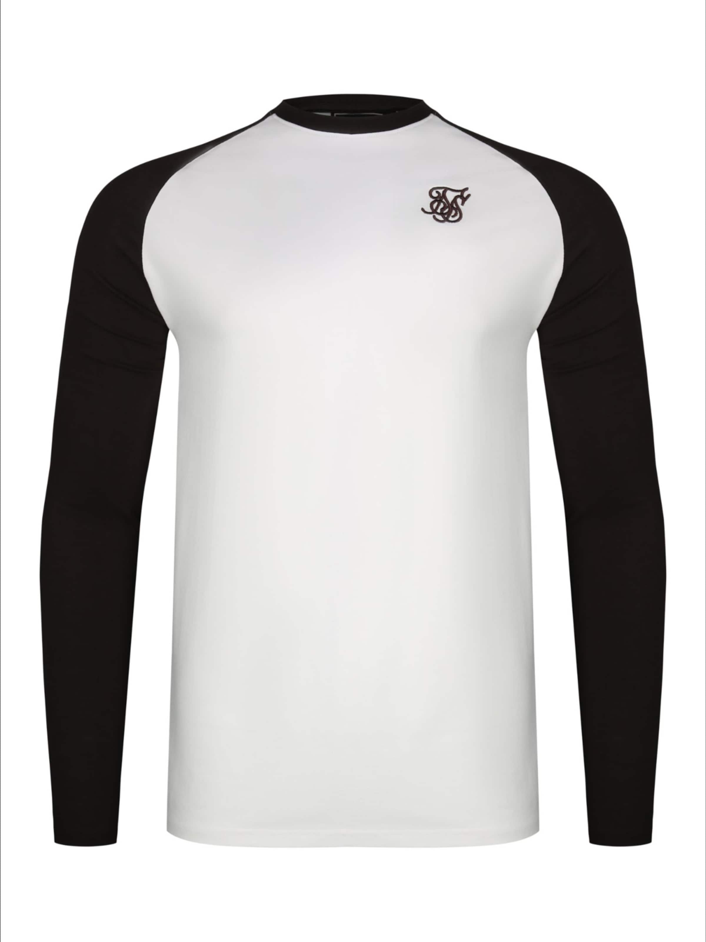 T-Shirt SikSilk en blanc : devant