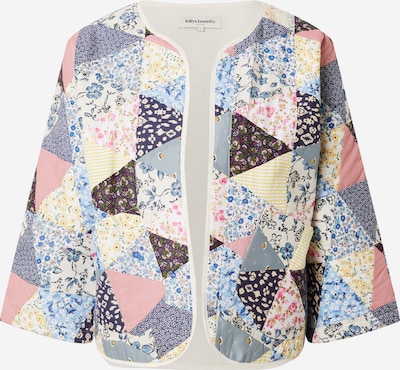 Lollys Laundry Veste mi-saison 'Freya' en bleu roi / jaune foncé / violet foncé / rouge / blanc, Vue avec produit