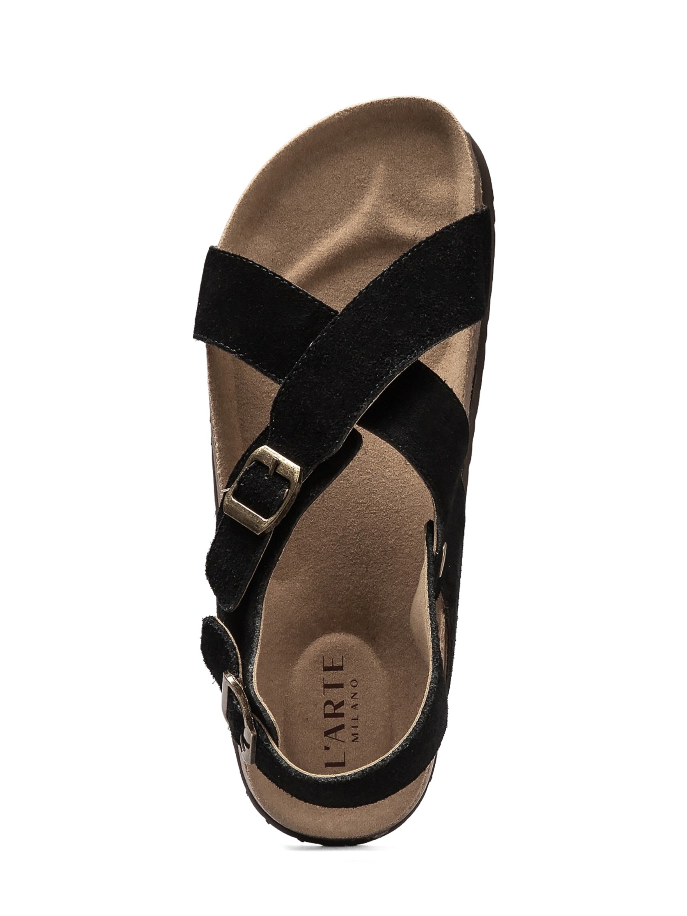 juoda L'Arte Milano Sandalai