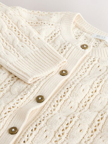 Next Вязаная кофта в Бежевый