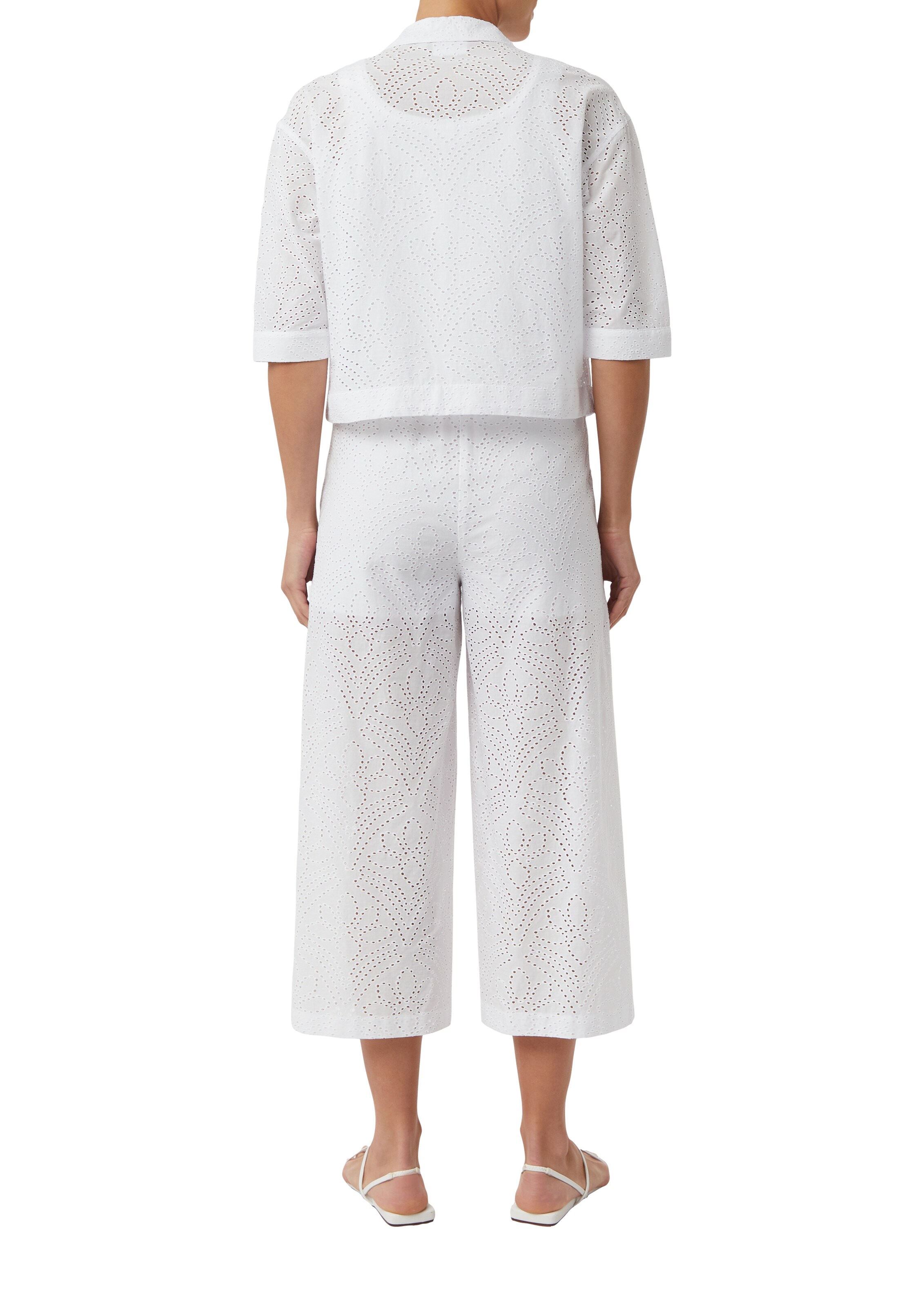 comma casual identity Bluse in Weiß: Rückseite