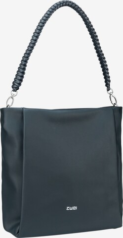 ZWEI Shoulder Bag 'Yuna' in Blue: front