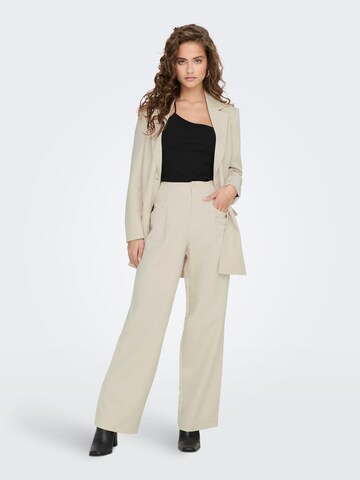 ONLY Wide Leg Hose 'Maia' in Beige