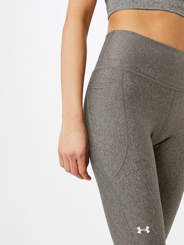 UNDER ARMOUR Skinny Sporthose in Grau