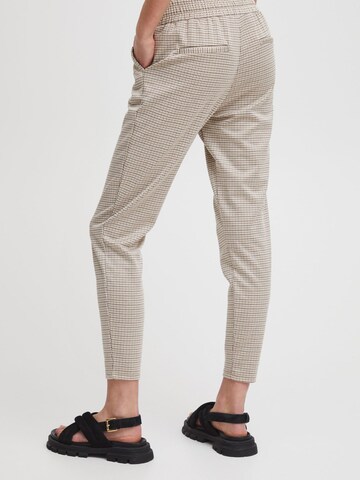 ICHI - Slimfit Pantalón chino ' KATE ' en beige