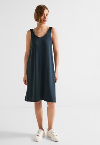 STREET ONE Summer Dress in Blue: front