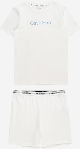 Calvin Klein Underwear Nachtkledij in Wit: voorkant
