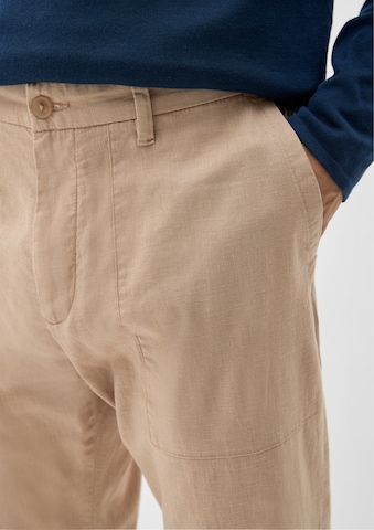 s.Oliver Tapered Trousers 'Detroit' in Beige