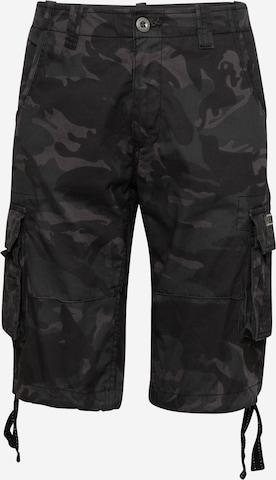 ALPHA INDUSTRIES Regular Cargobroek in Zwart: voorkant