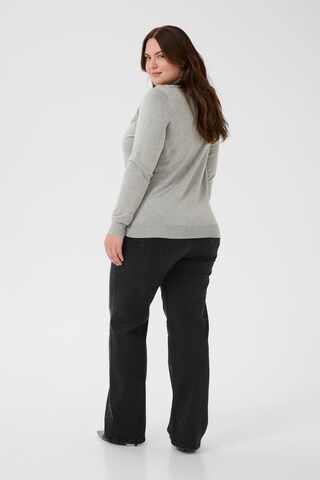 Pull-over 'KCjanna' KAFFE CURVE en gris