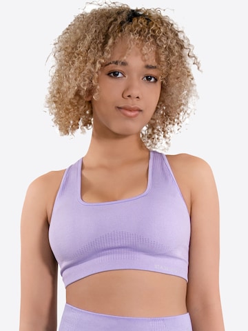 Stark Soul Bustier Sport bh in Lila: voorkant