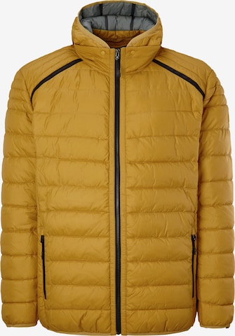 s.Oliver Men Big Sizes Between-Season Jacket in Yellow: front