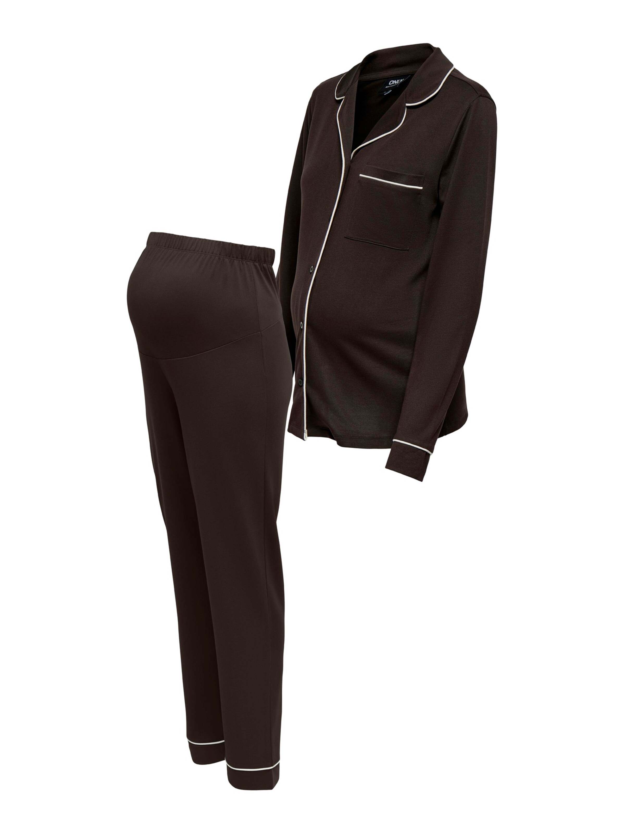 Only Maternity Pajama 'OLMHANNA' in Brown: front