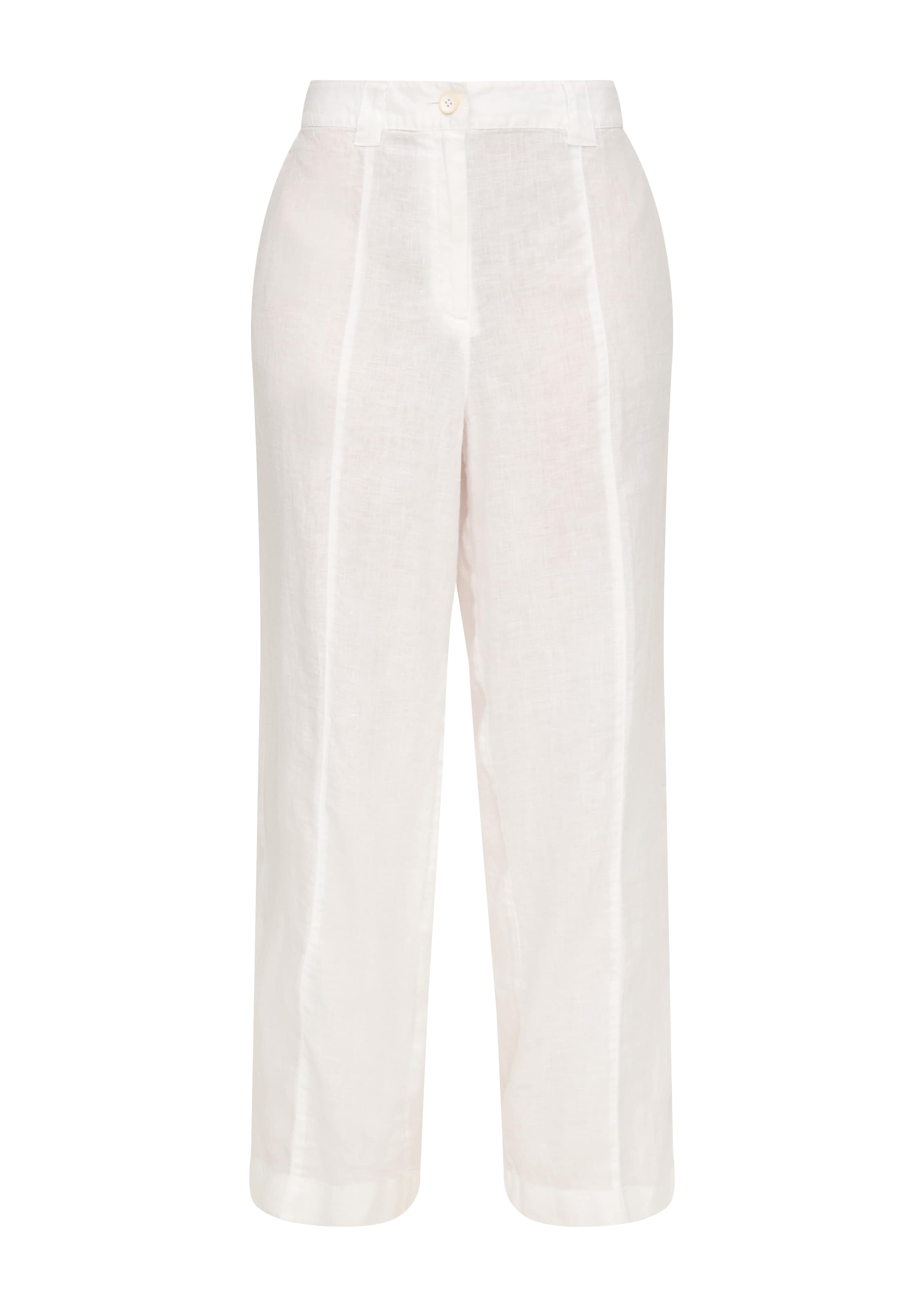 s.Oliver Bootcut Broek in Wit: voorkant