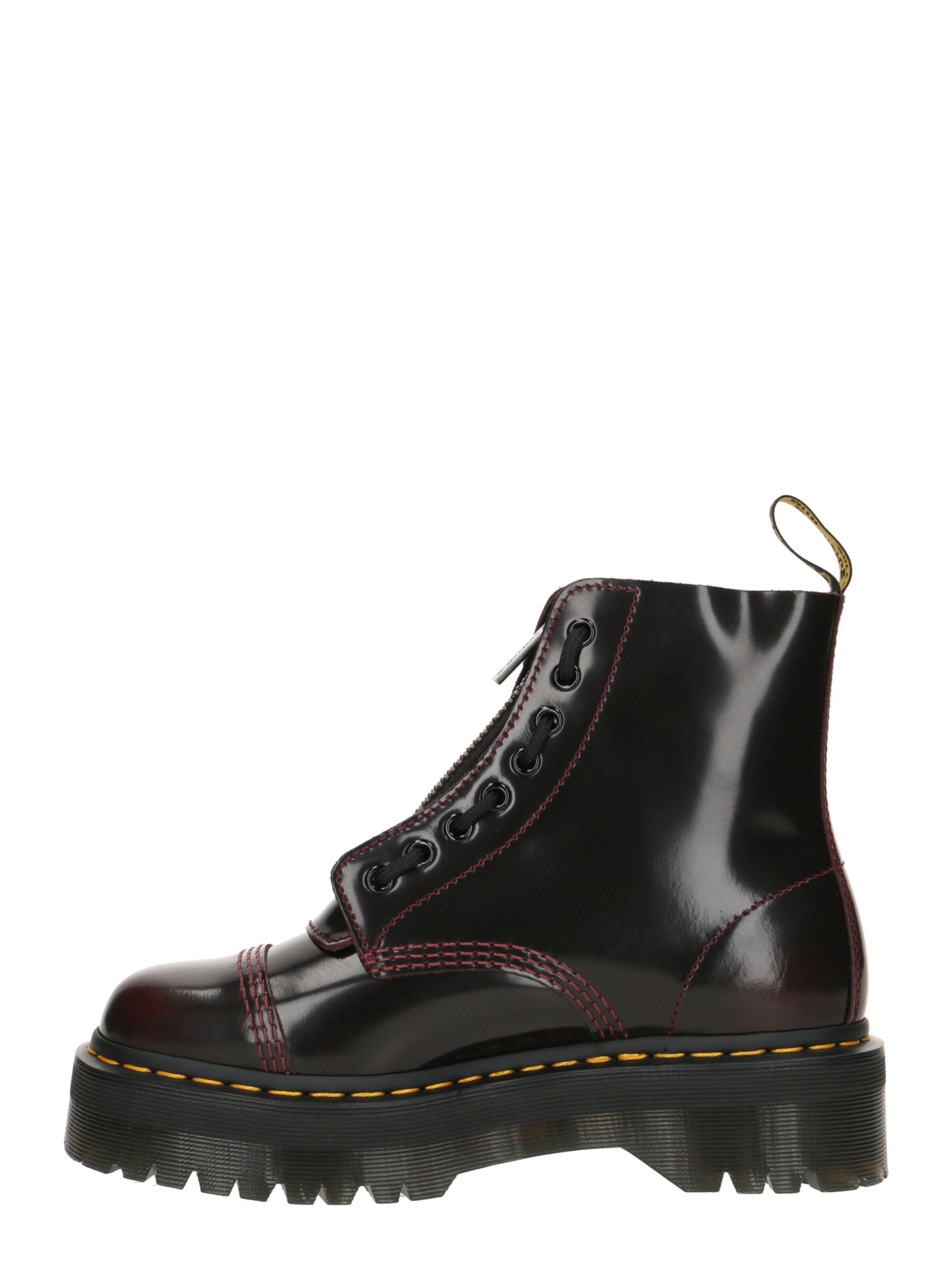Dr. Martens Ботинки на шнуровке 'Sinclair' в Красный