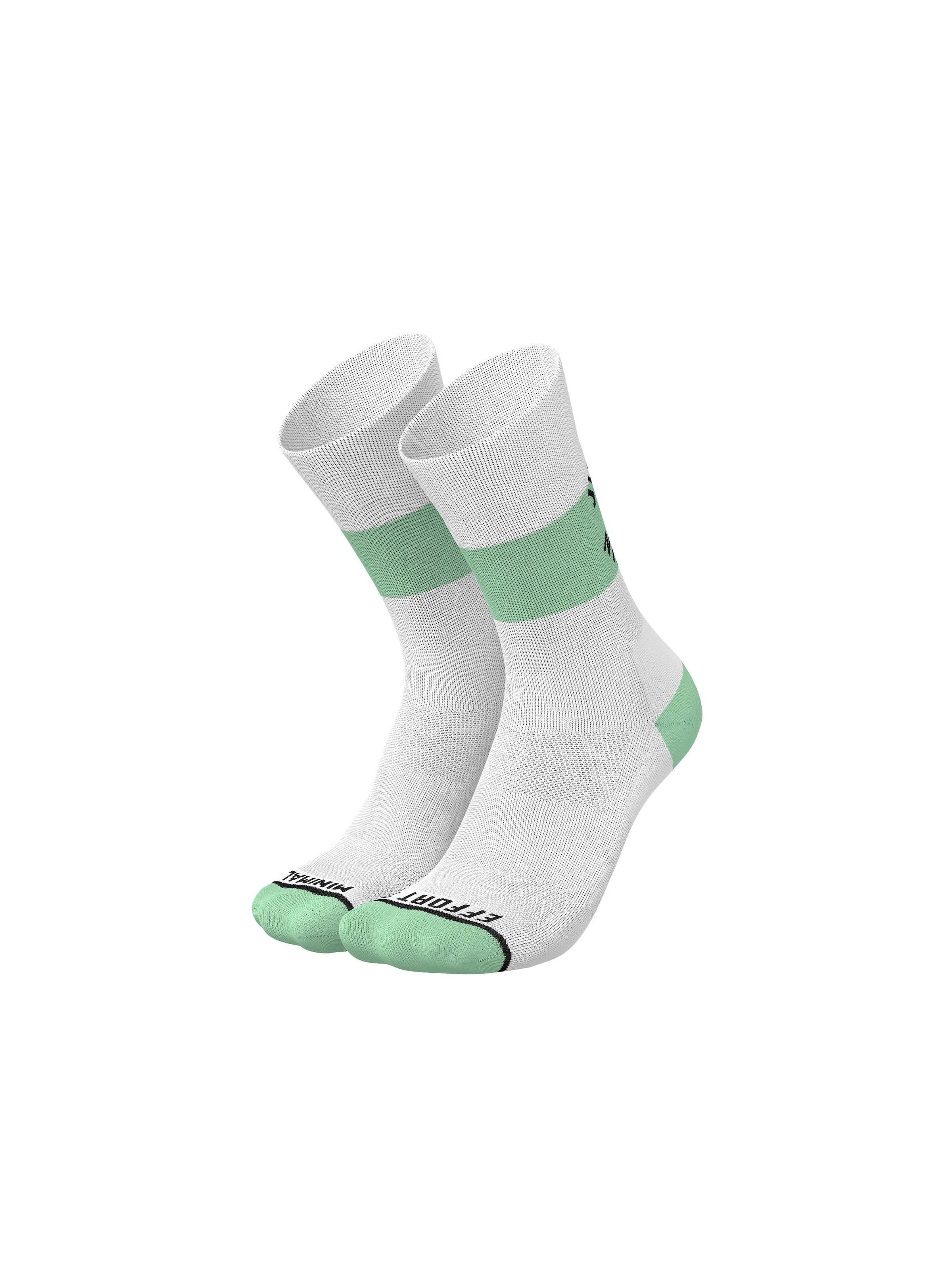 INCYLENCE Athletic Socks 'MOTTO RUNNING' in Green