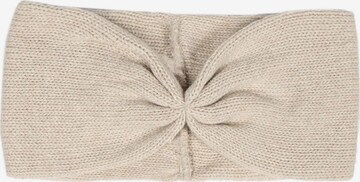 Bandeau 'Jora' Zwillingsherz en beige : devant