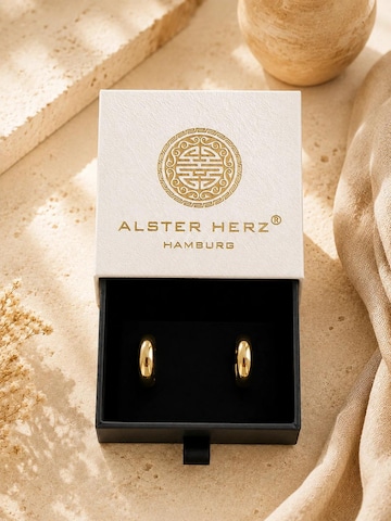 Alster Herz - Pendientes 'Amalfi Muse' en oro