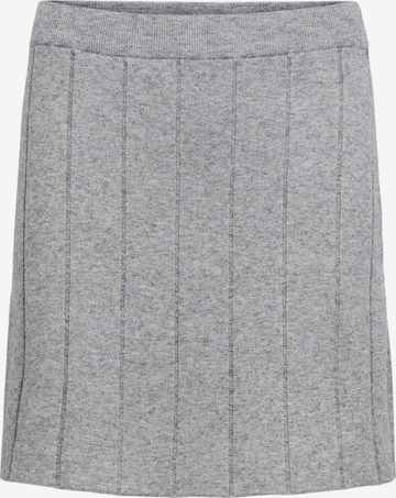 Jupe 'OBJTHESS' OBJECT en gris : devant