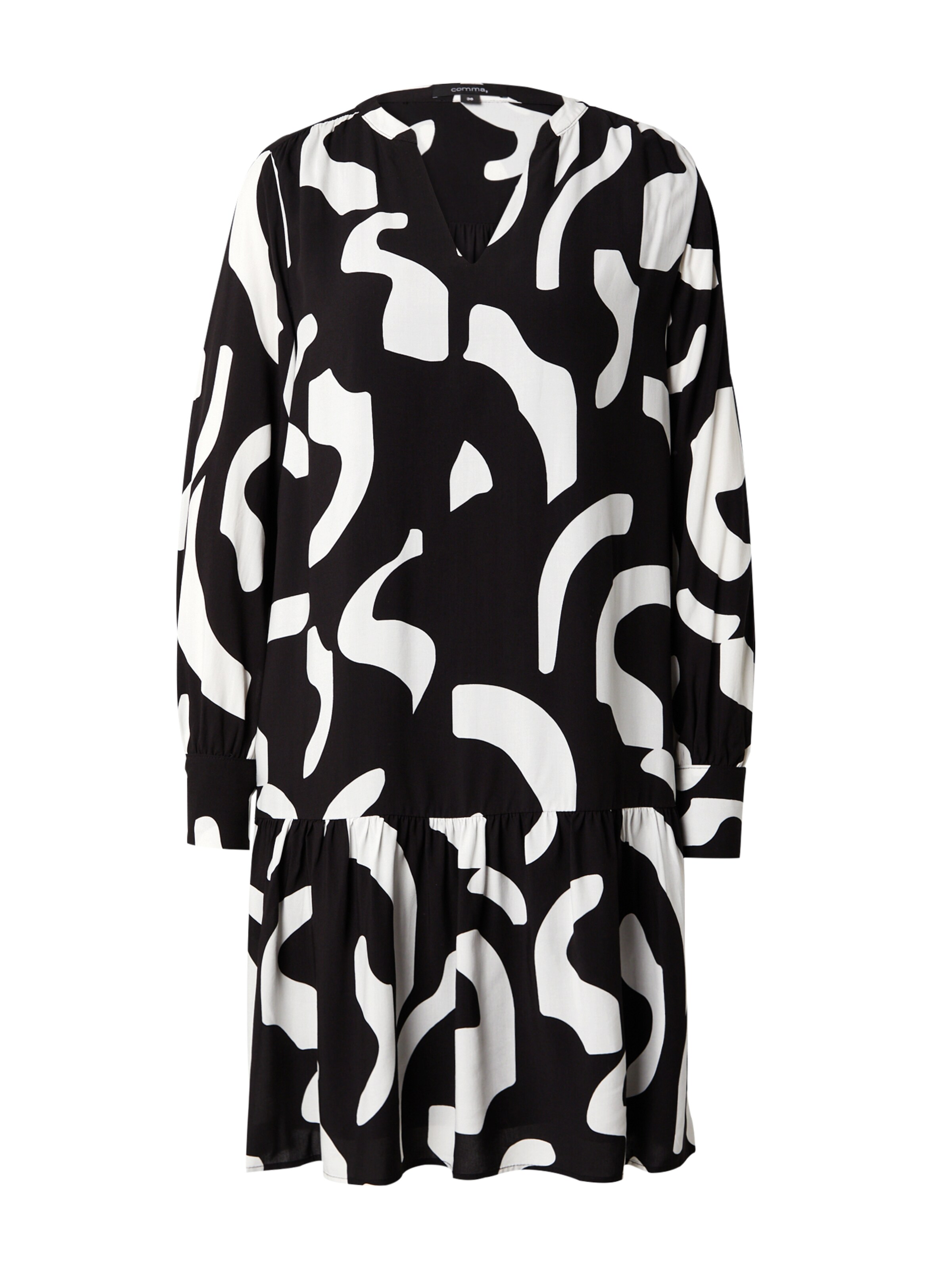 COMMA Kleid in Schwarz: Vorderseite